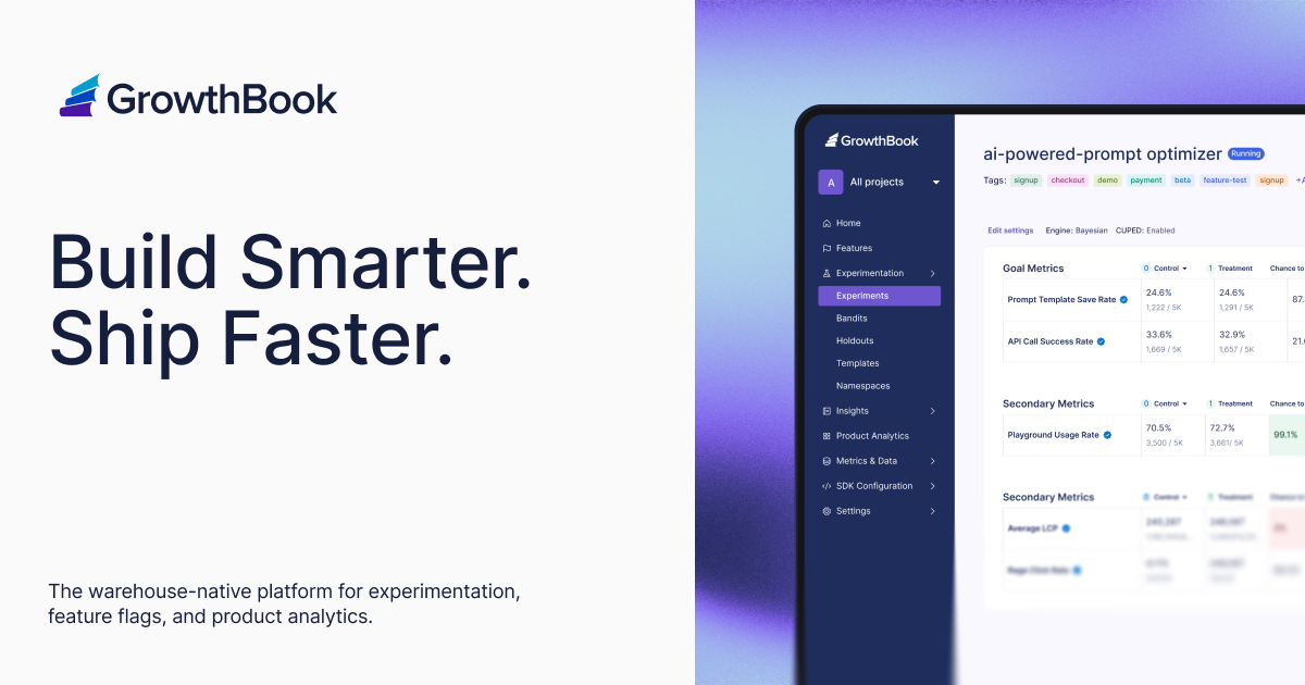 GrowthBook preview