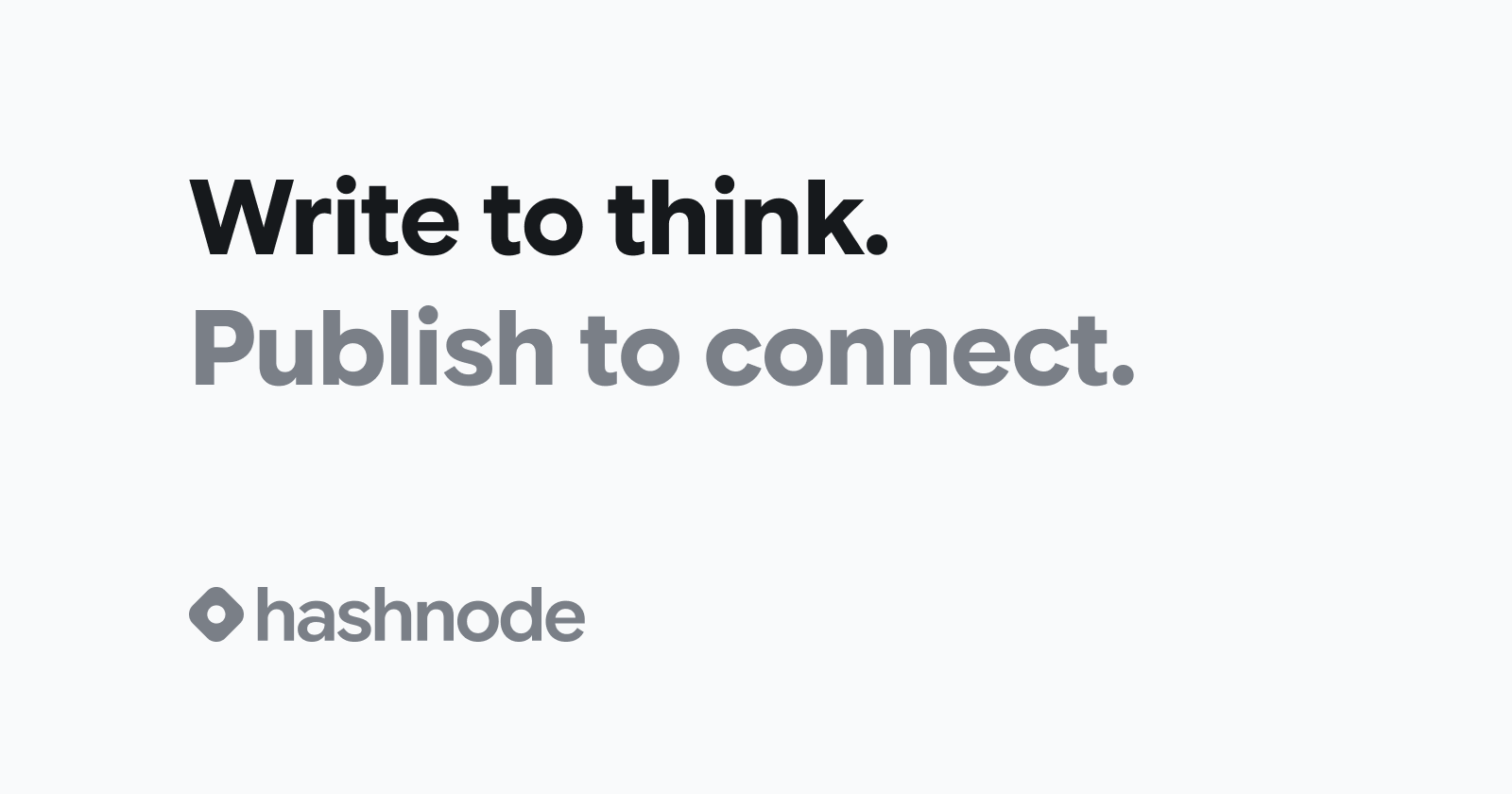 Hashnode preview