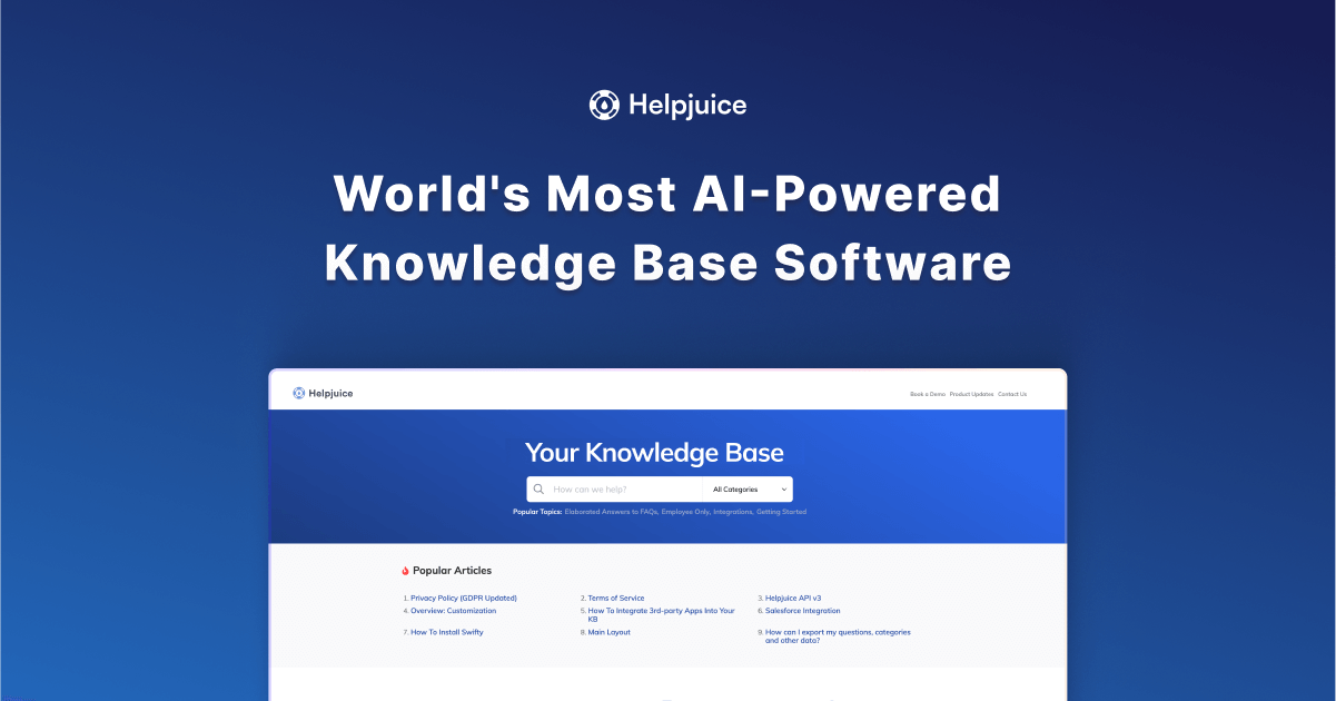 Helpjuice preview