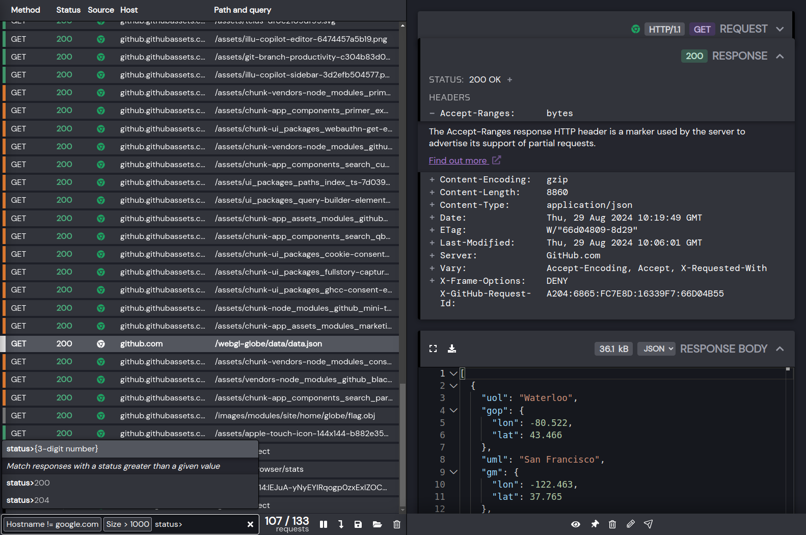 HTTP Toolkit preview