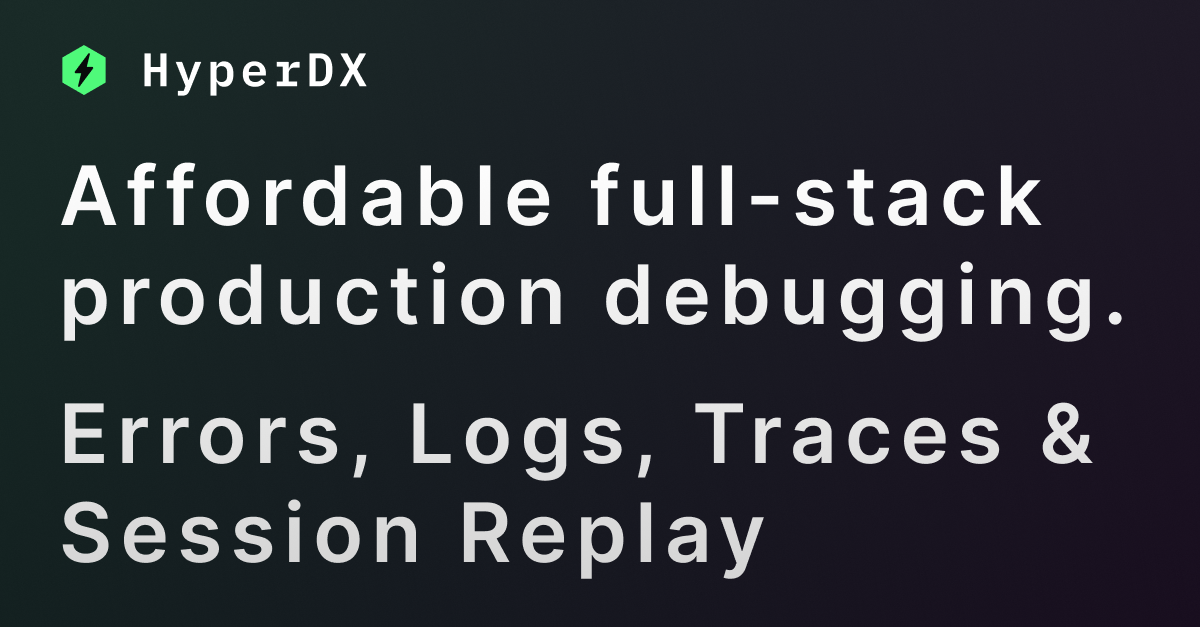 HyperDX preview