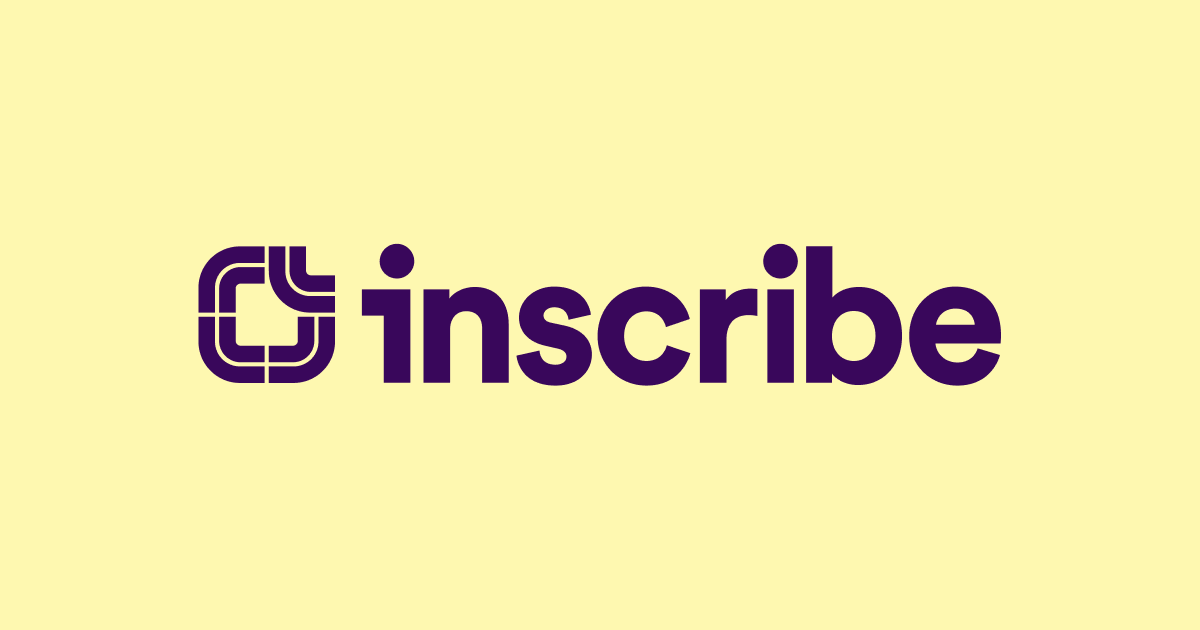 Inscribe preview