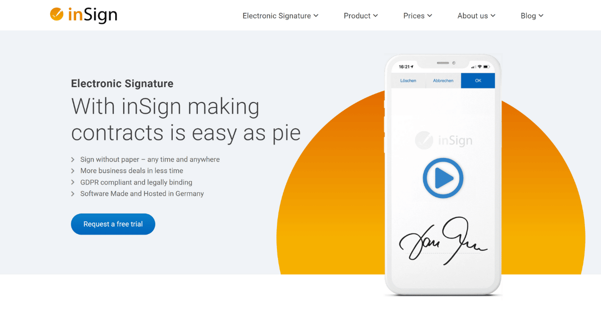 inSign preview