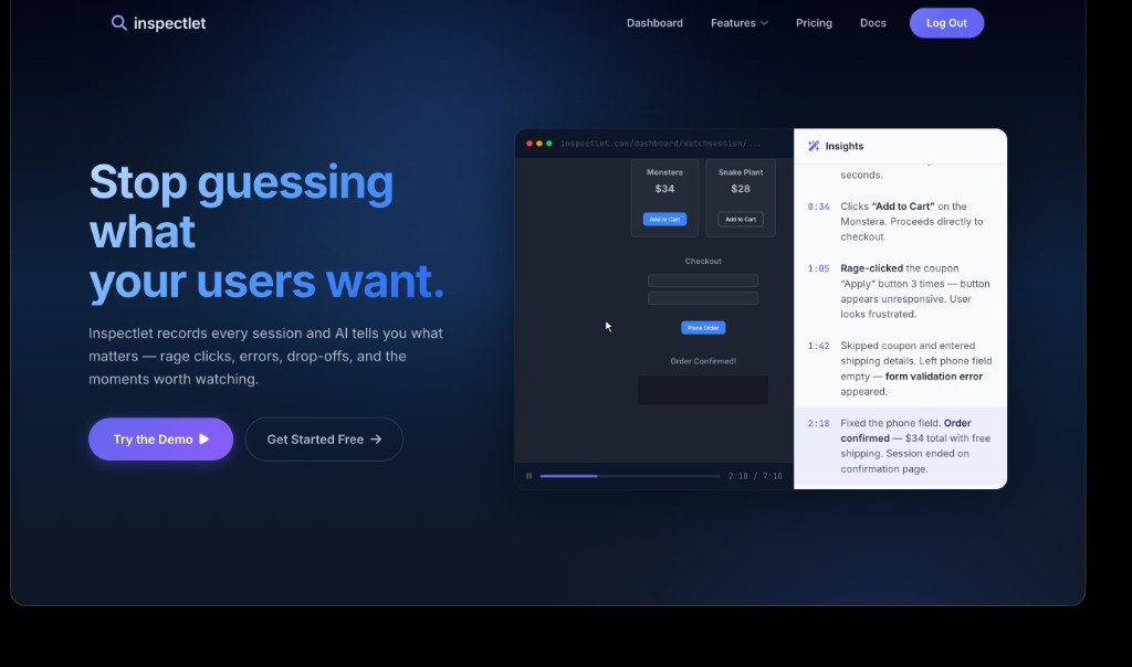 Inspectlet preview