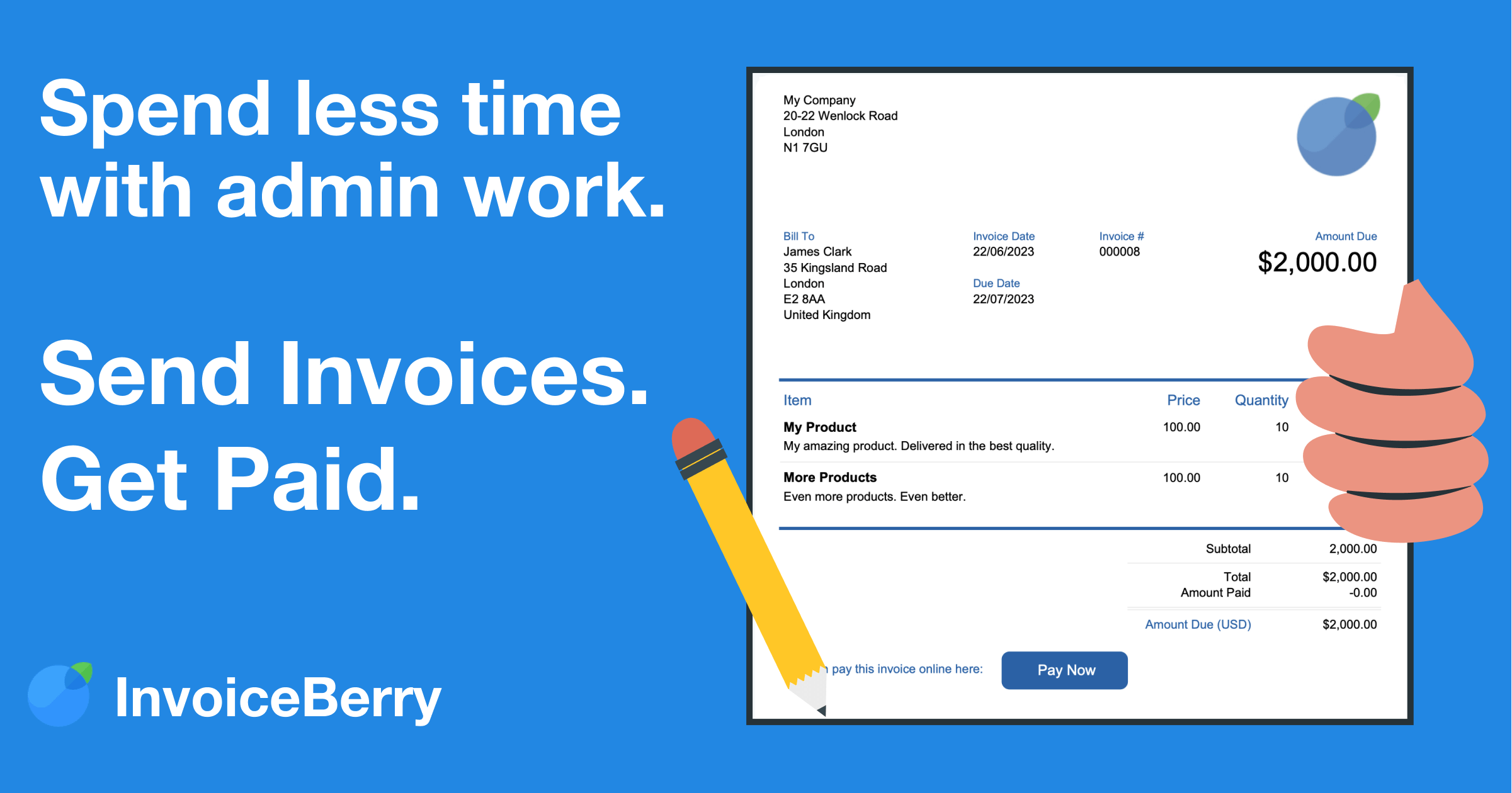 InvoiceBerry preview