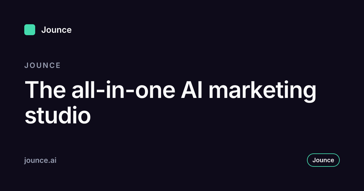 Jounce AI preview