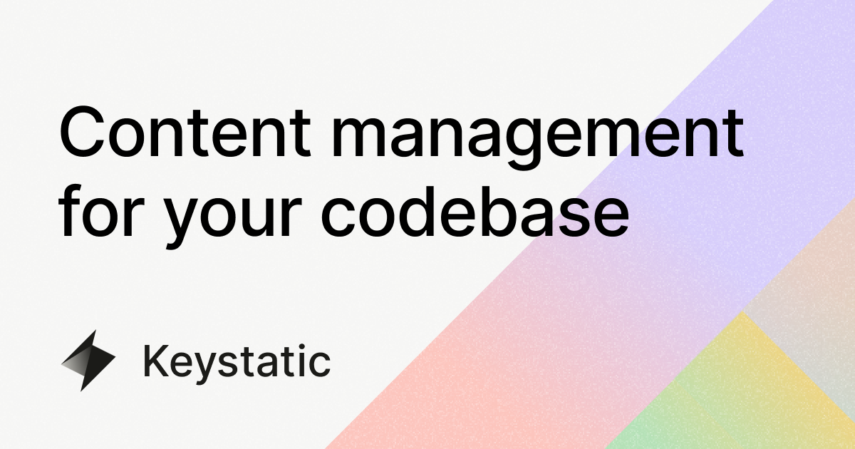 Keystatic preview