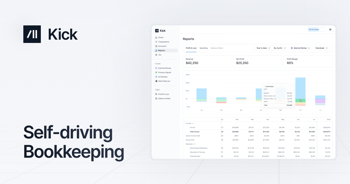 Kick Accounting preview