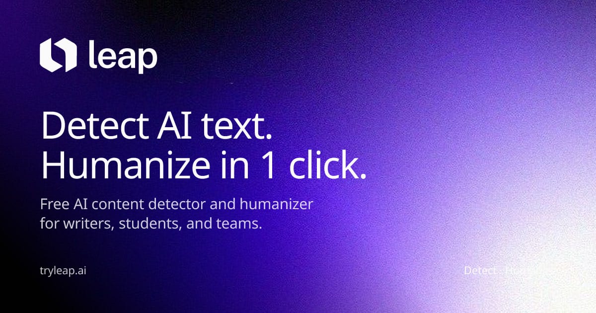 Leap AI preview