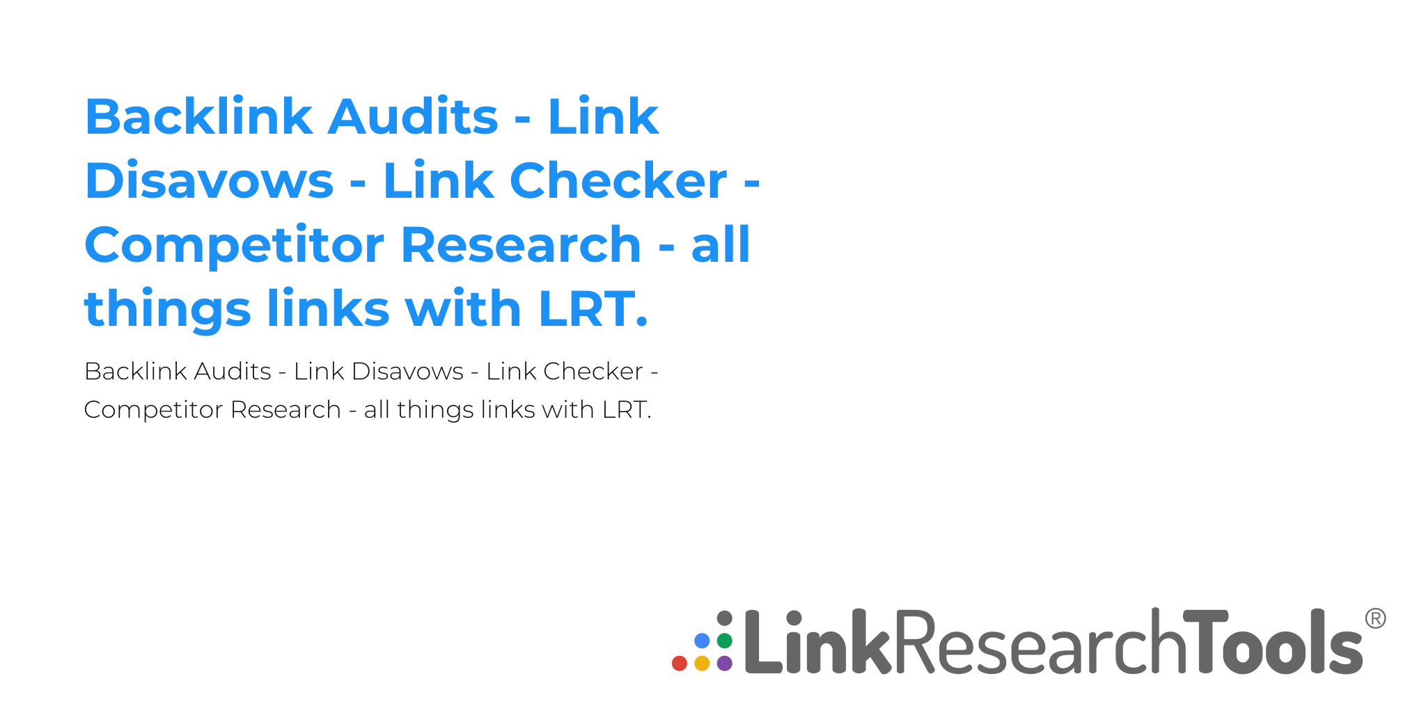 LinkResearchTools preview