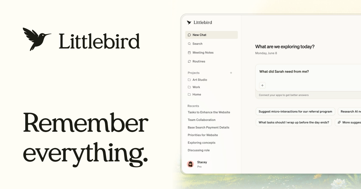 Littlebird preview