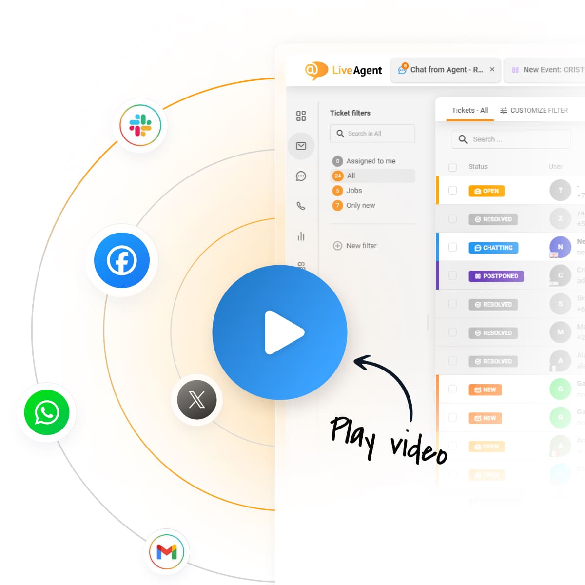 LiveAgent preview