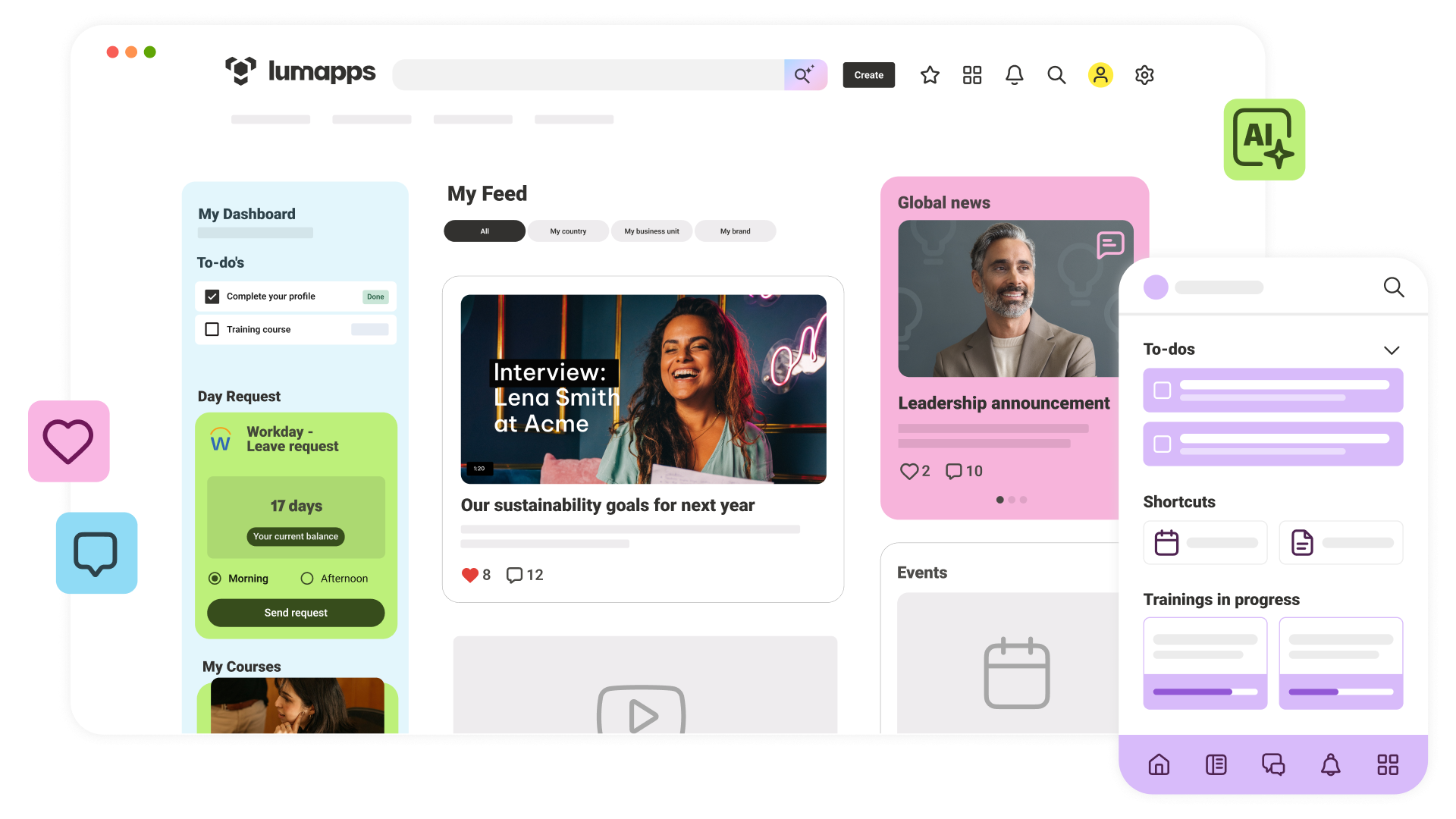LumApps preview