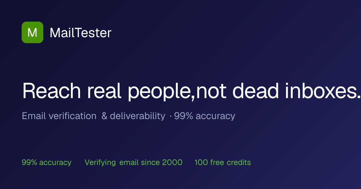 MailTester preview
