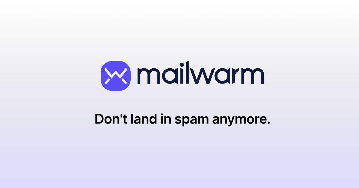 Mailwarm preview