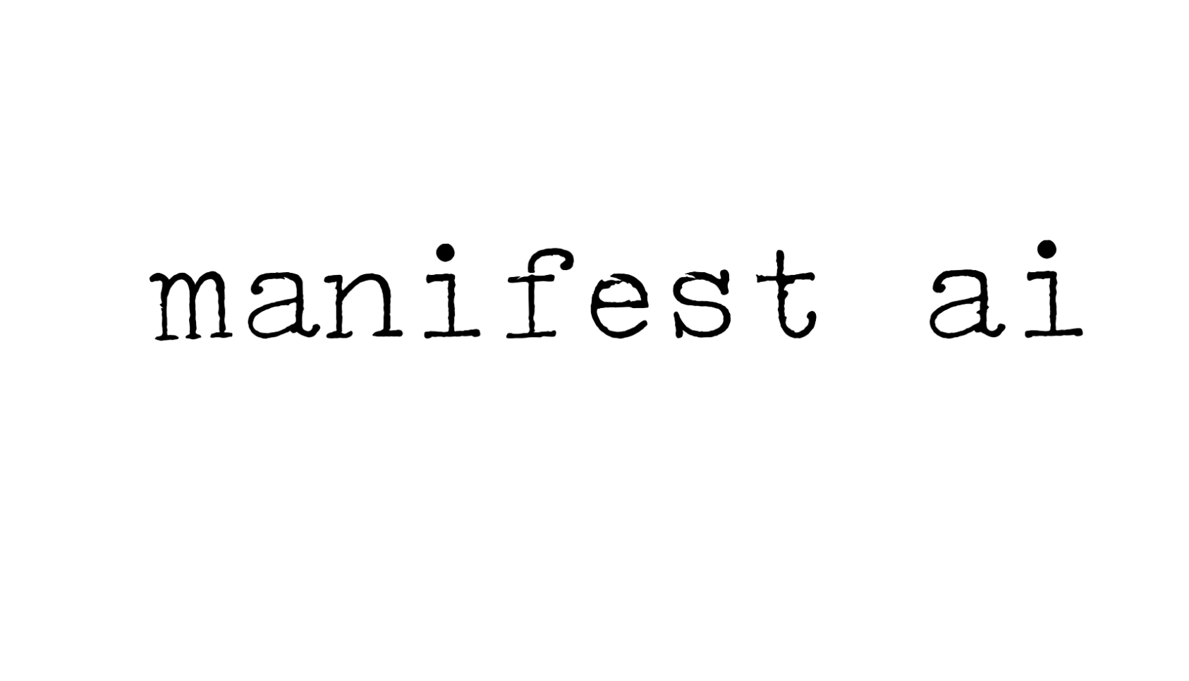 Manifest AI preview