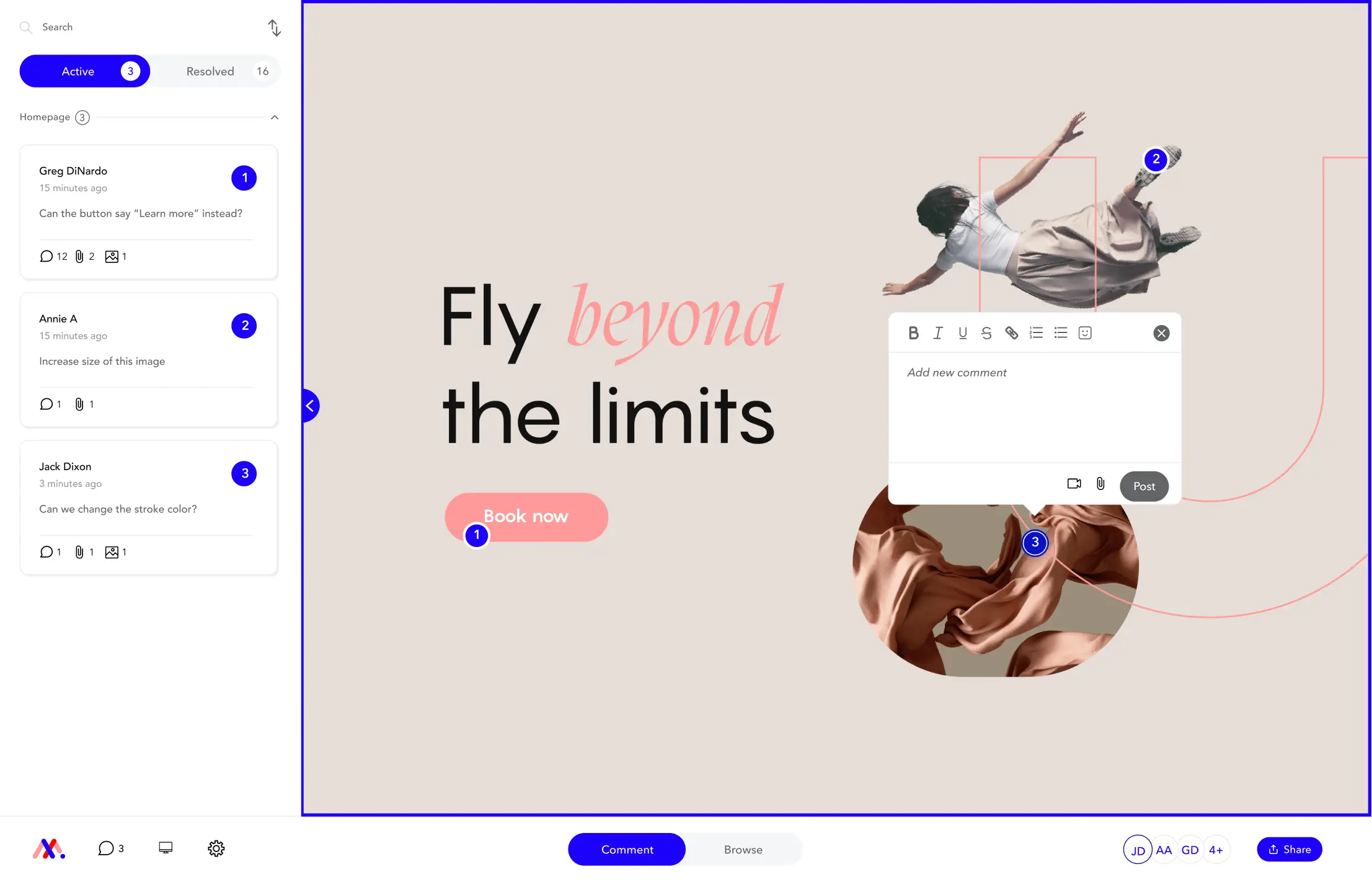 MarkUp.io preview