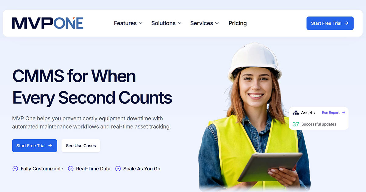 MVP Plant CMMS preview