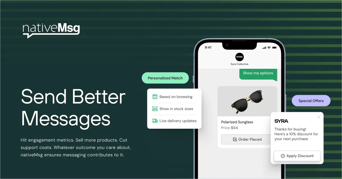 NativeMsg preview