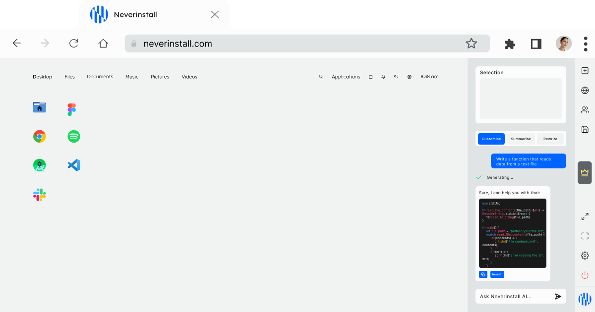 Neverinstall preview