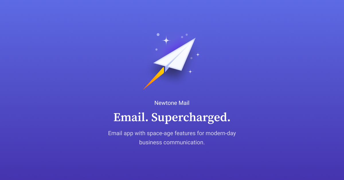 Newton Mail preview