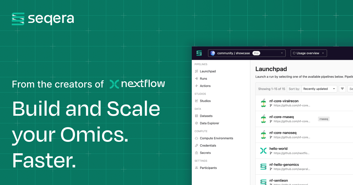 Nextflow Tower preview