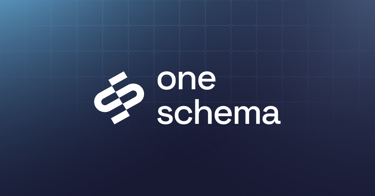 OneSchema preview