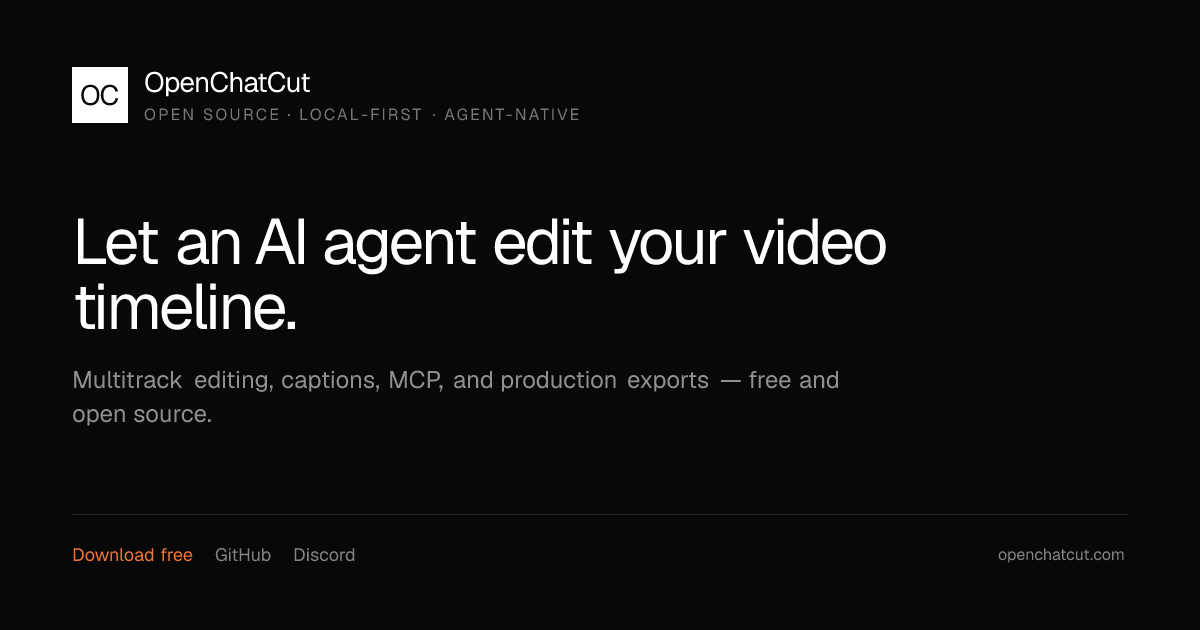 OpenChatCut preview