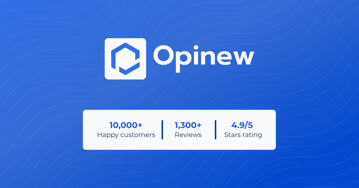 Opinew preview
