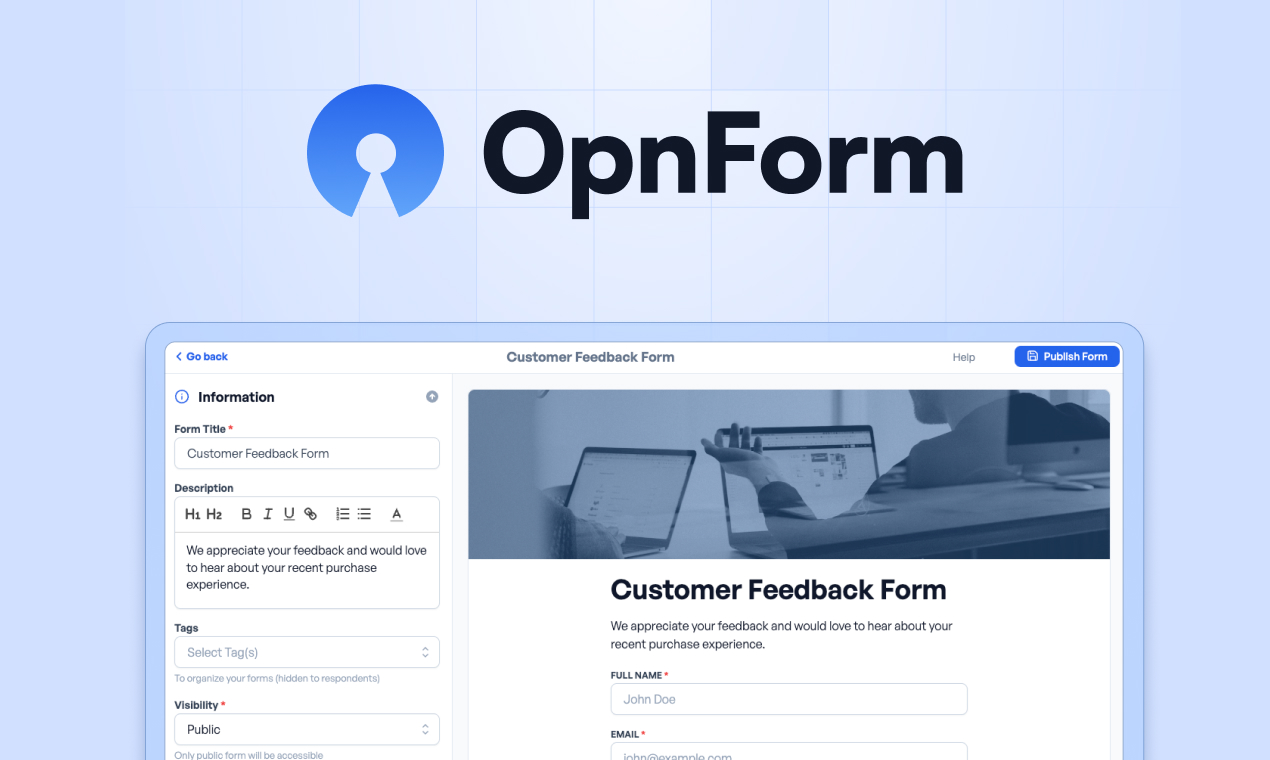 OpnForm preview