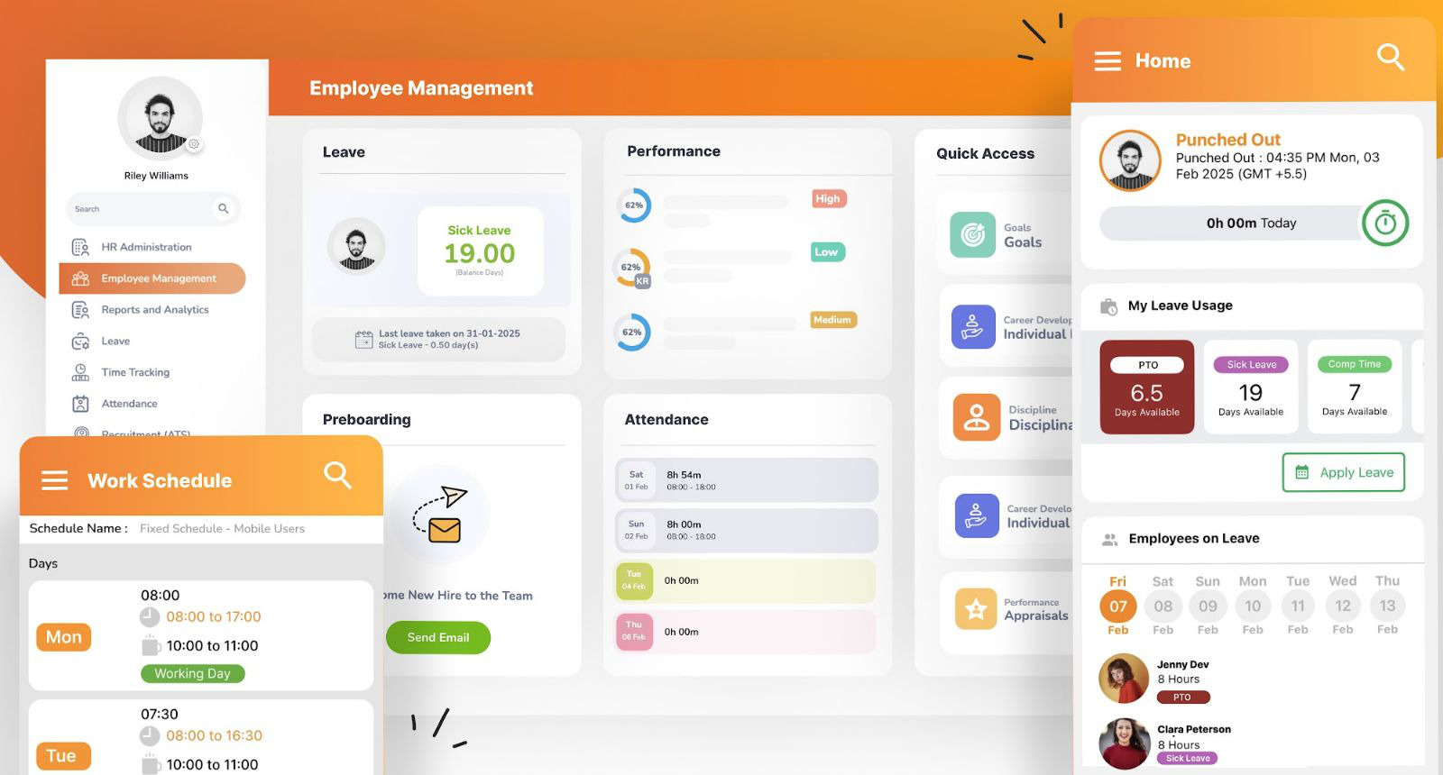 OrangeHRM preview
