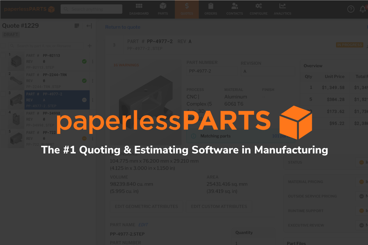 Paperless Parts preview