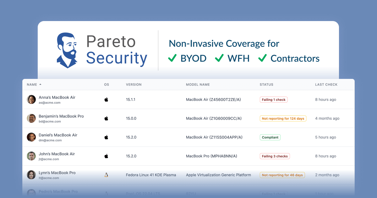 Pareto Security preview