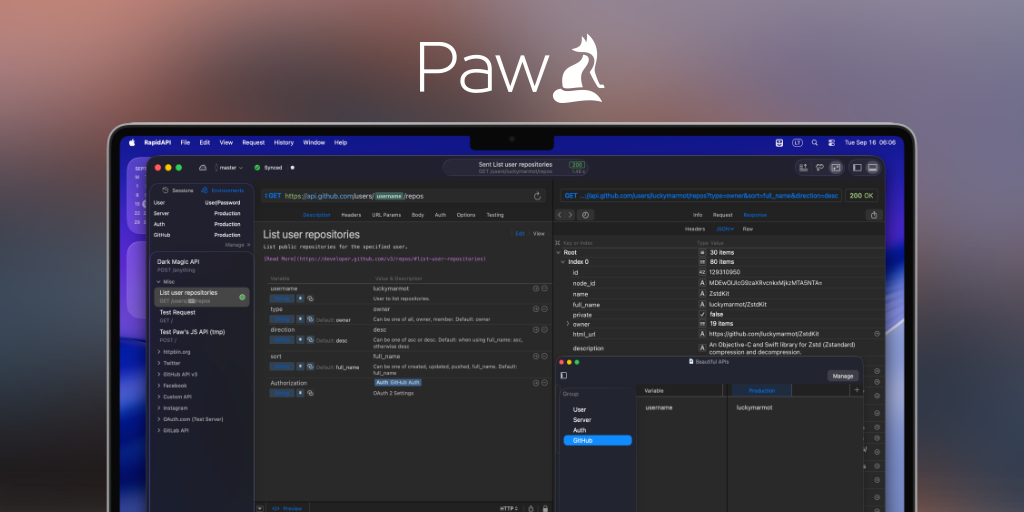 Paw preview