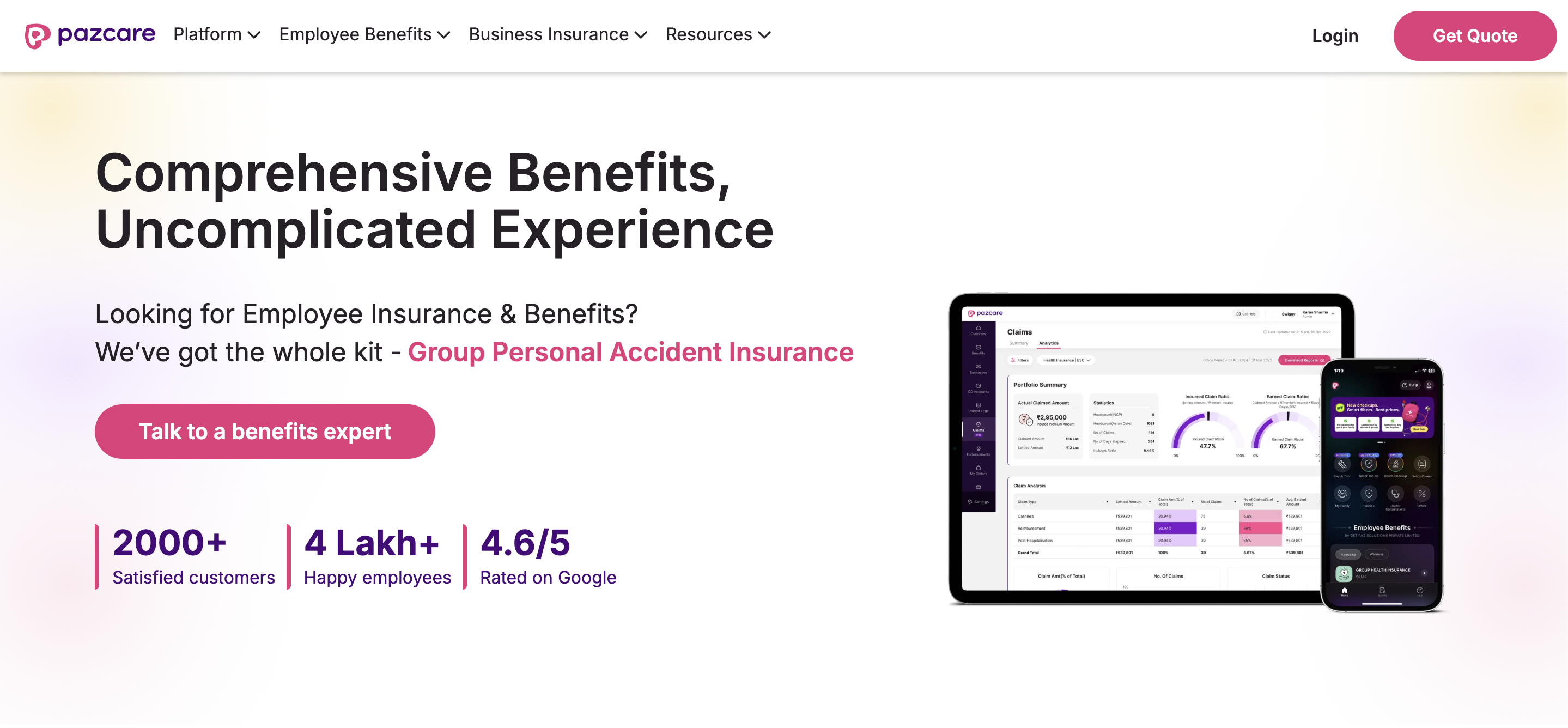 Pazcare preview