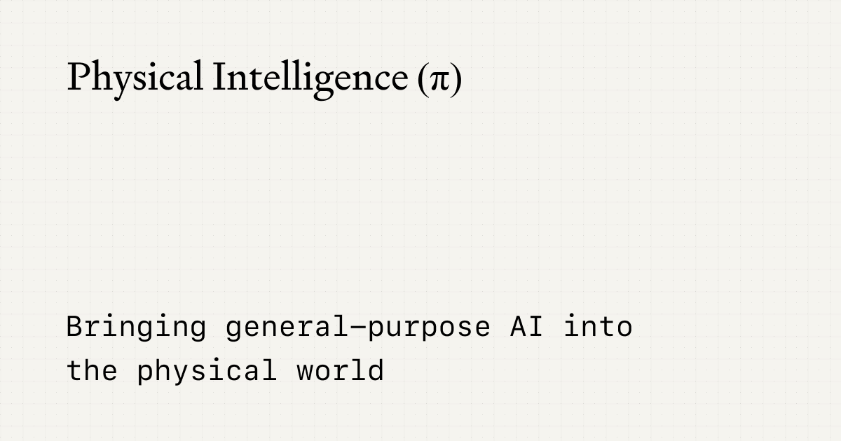 Physical Intelligence preview