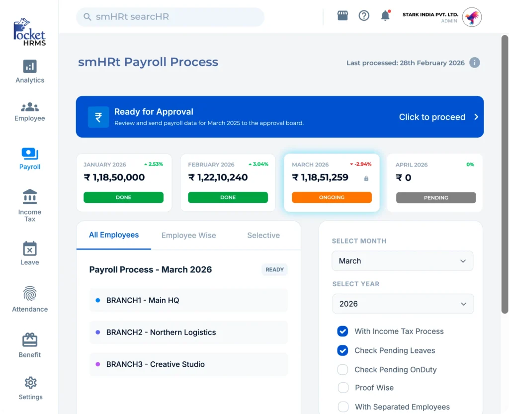 Pocket HRMS preview