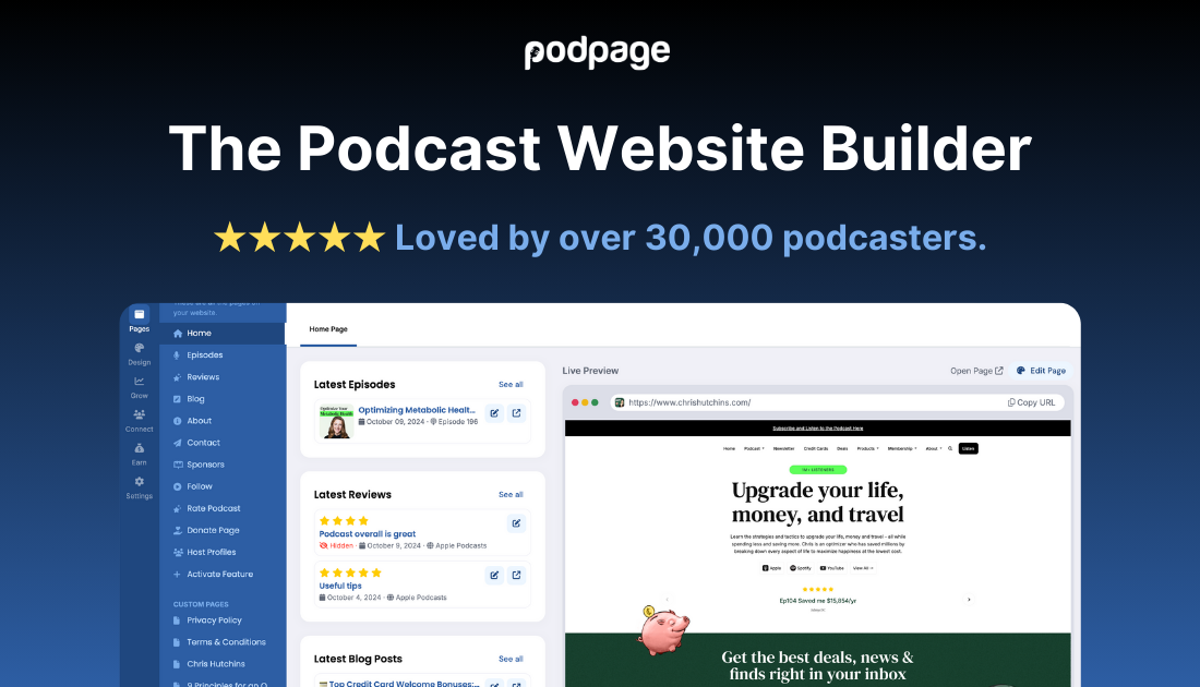 Podpage preview
