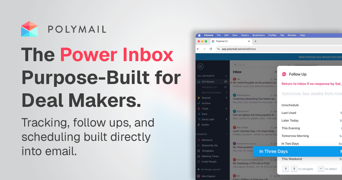 Polymail preview
