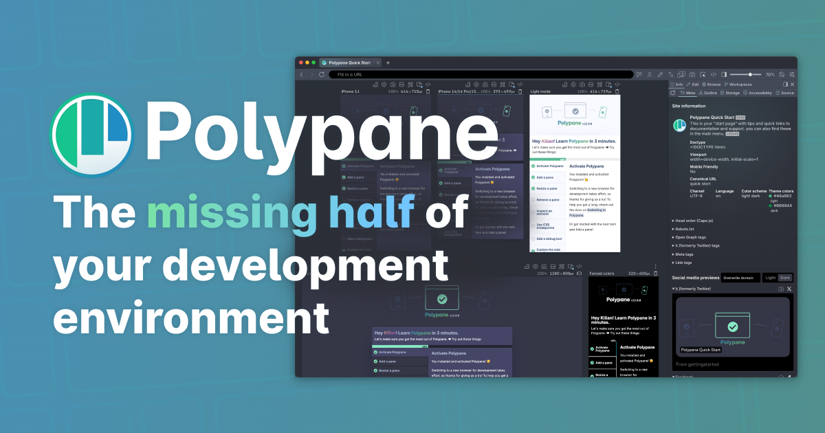 Polypane preview