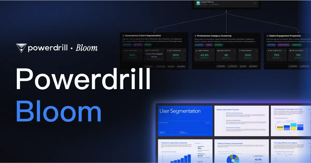 Powerdrill AI preview