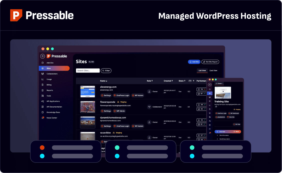Pressable preview