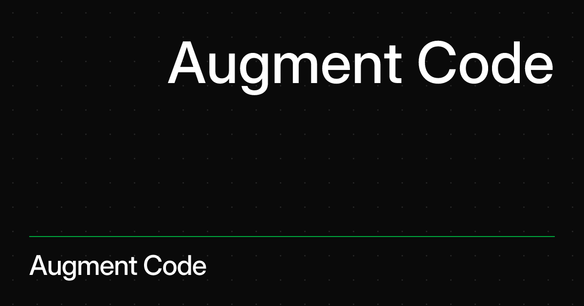 Augment Code screenshot 1