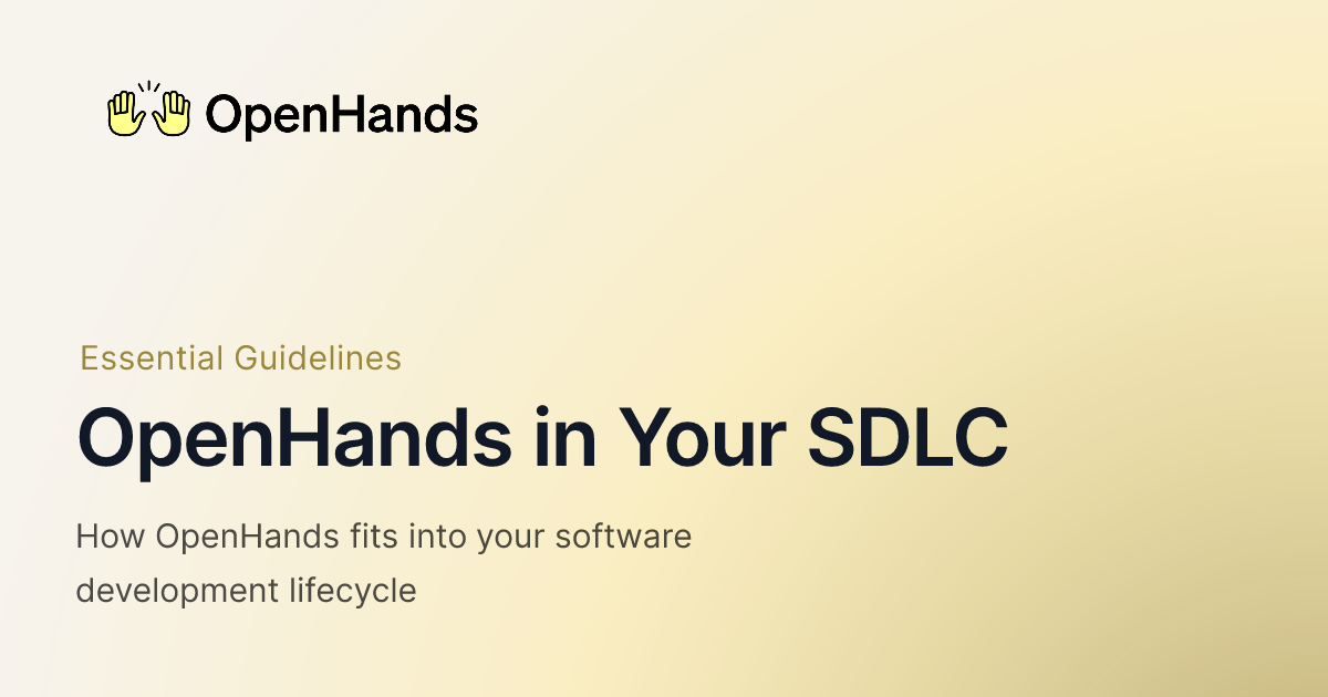 Openhands screenshot 1