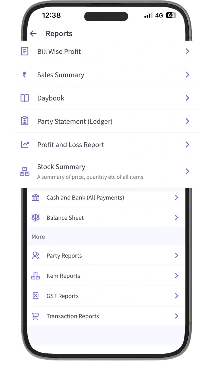 FloBiz myBillBook screenshot 1