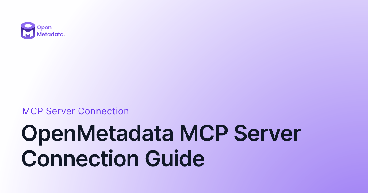 OpenMetadata screenshot 1