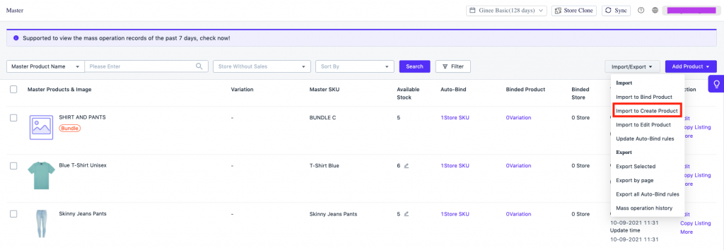 Ginee screenshot 1