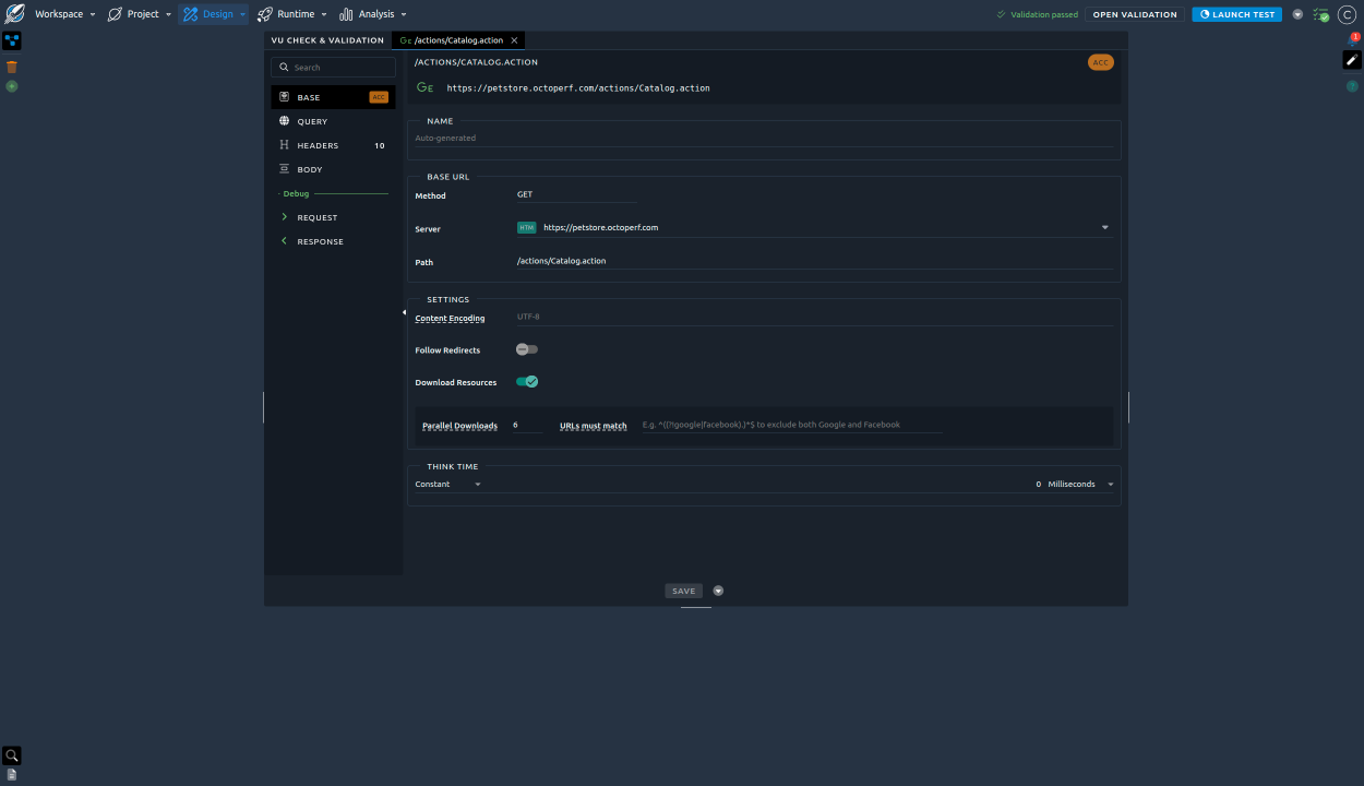 OctoPerf screenshot 1