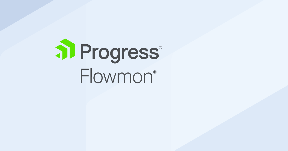 Progress Flowmon preview