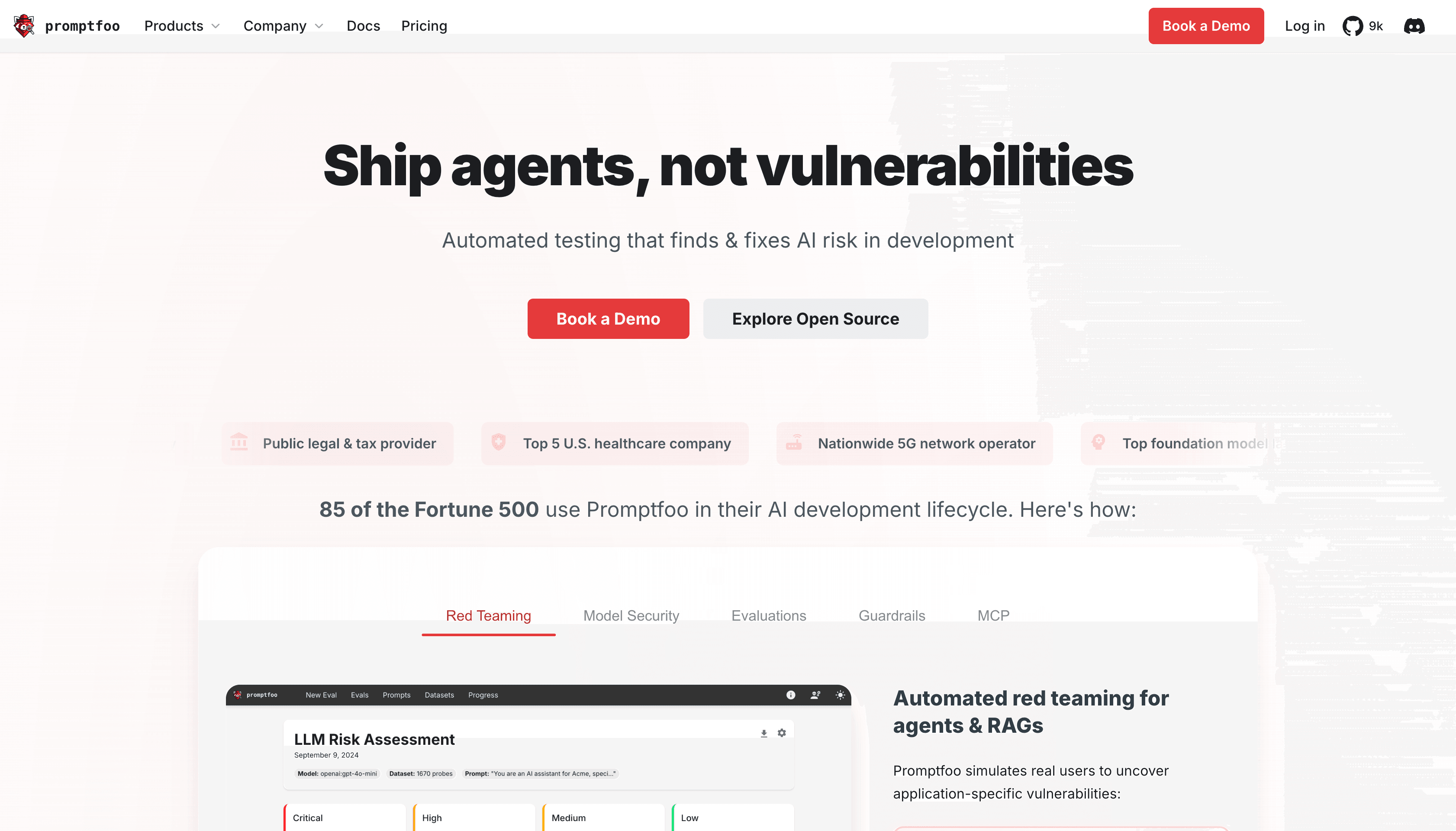 Promptfoo preview